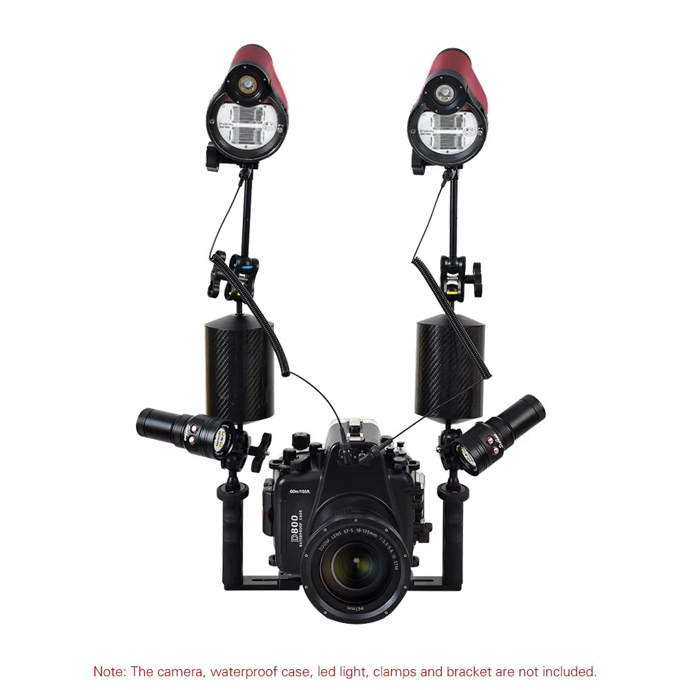 100m328ft 5600K with Optic Cable Housing Diving Case for Underwater Photography. Sea frogs ST-100-Pro Flash Strobe Diving Waterproof Max