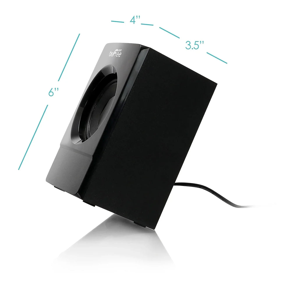 beFree Sound 93695498M 80 W 5.1 Channel Surround Sound Speaker dark (93695498M)
