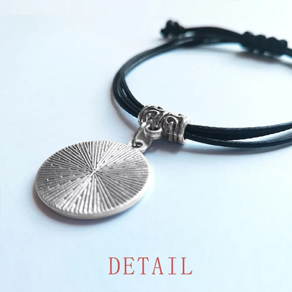 Arch Of Triumphal Best Paris Bracelet Leather Rope Wristband dark Jewelry