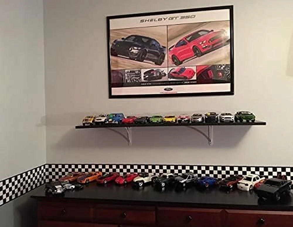 Checkered Flag Cars Wallpaper Border-6 1 inch (charcoal Edge)