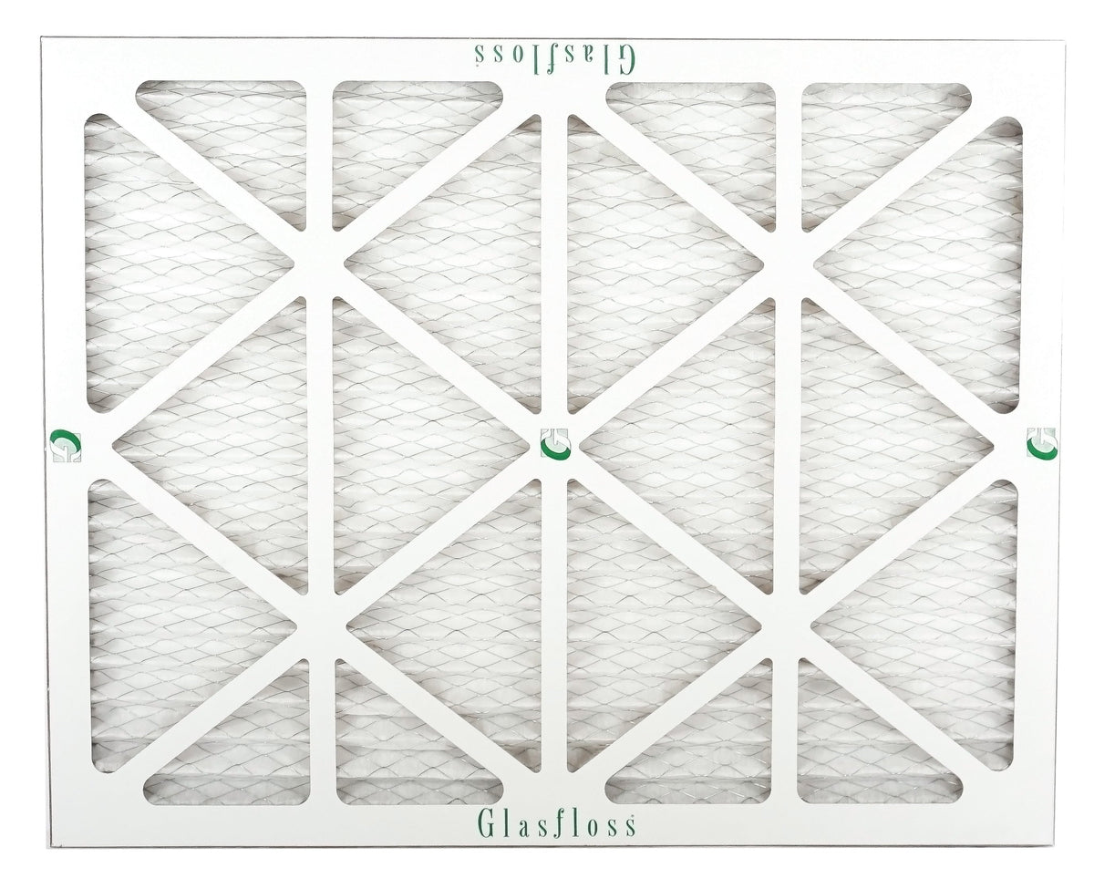 Glasfloss 14x22x1 - MERV 10 -Qty:12 - Furnace Air Filter - Made in USA (Actual Size: 13.5 x 21.5x7/8 1 inch)
