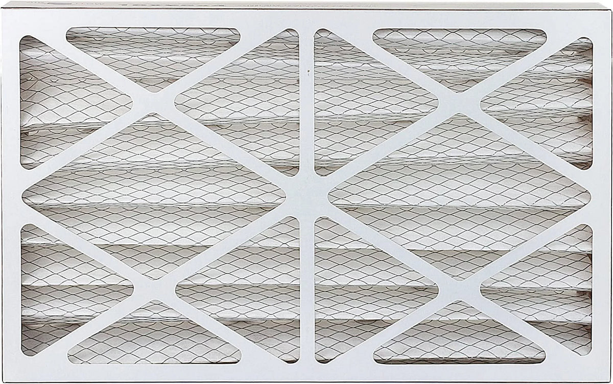 Filterbuy 10x25x4 MERV 8 Pleated HVAC AC Furnace Air Filters (3-Pack)