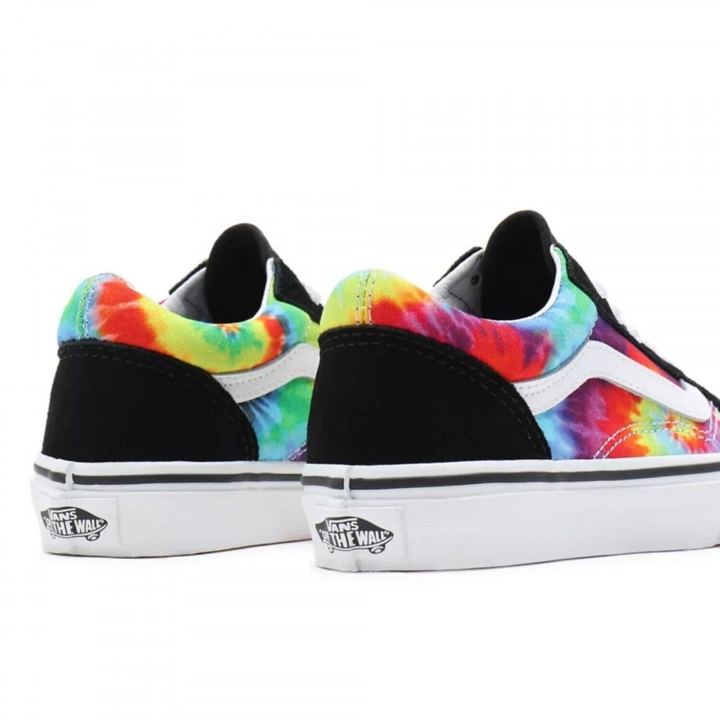 Vans Old Skool VN0A4UHZ99E1 Unisex Kid's ebony/Multicolor Skateboard Shoes C1751 (5)