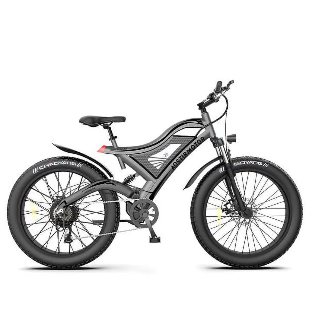 Electric Mountain Bike. AOSTIRMOTOR Hot Fat Tire Adults Electric Bicycle 26 In