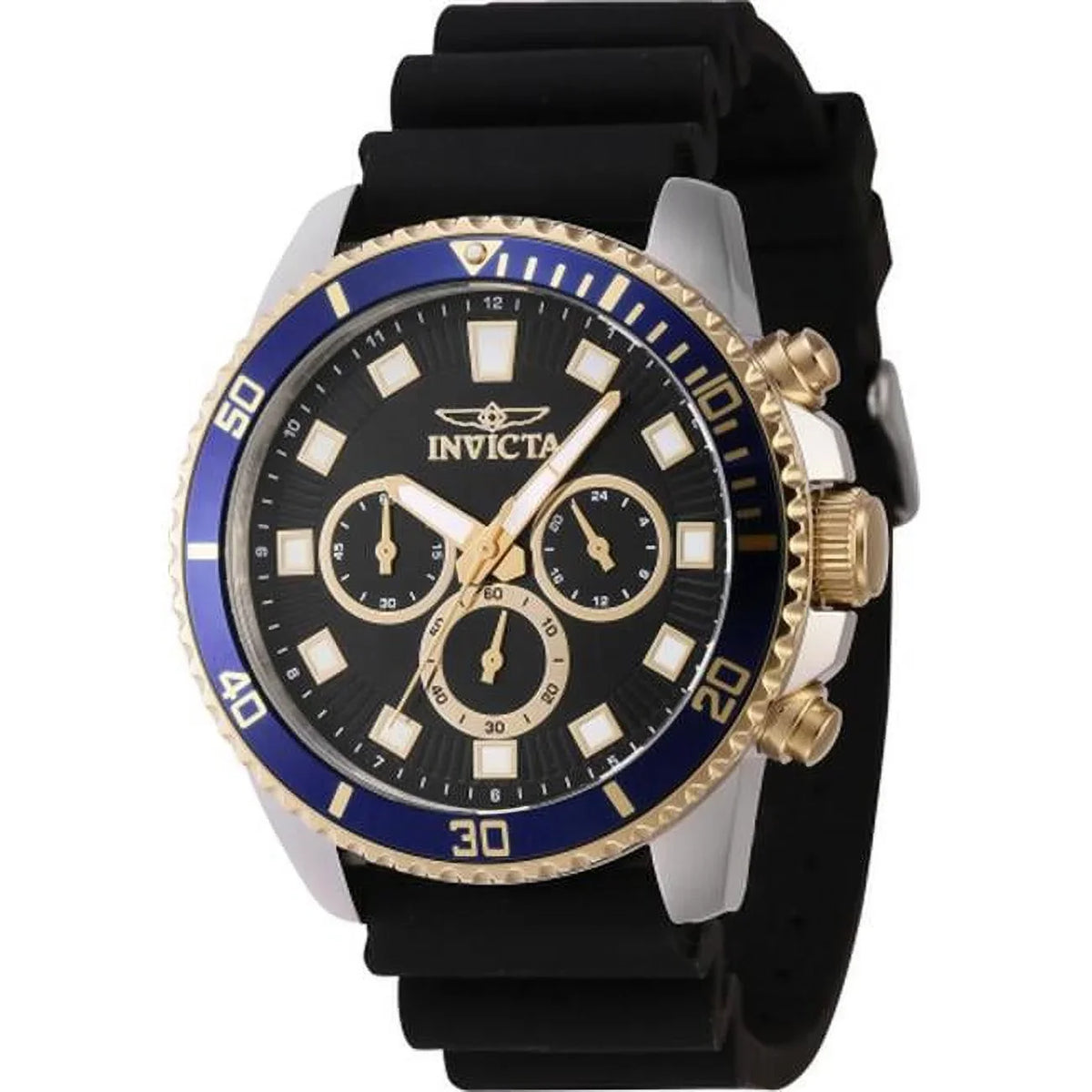Invicta 46121 Pro Diver Quartz Chronograph ebony Dial Men Watch