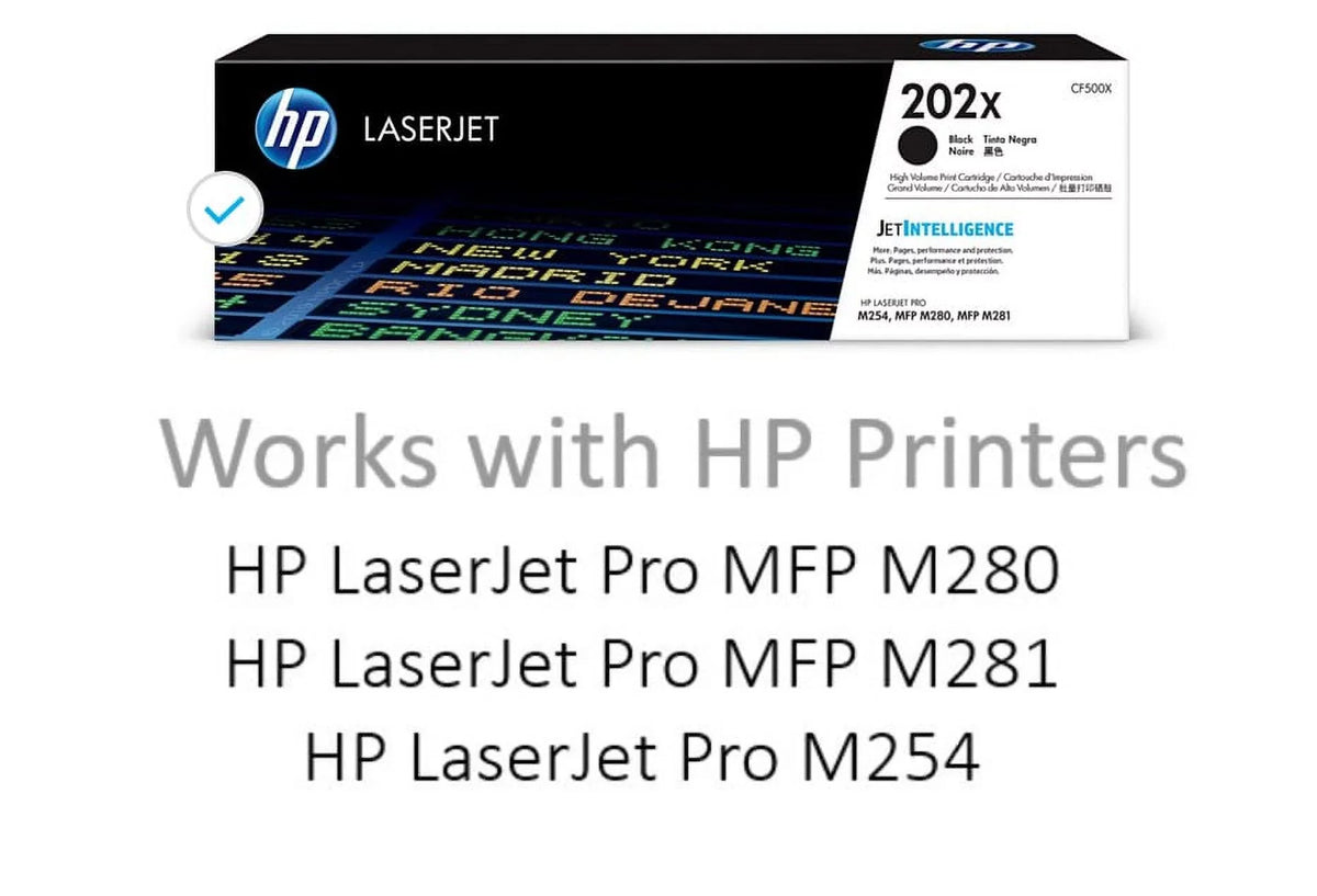 202X (CF500X) Toner Cartridge, dark High Yield