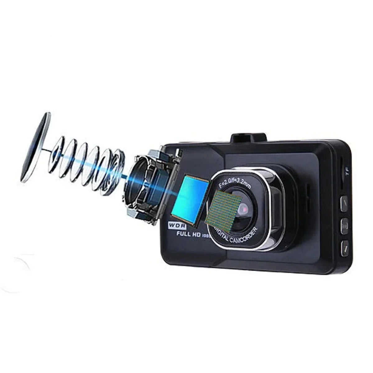 ebony Box Dash Cam 1080P G-Sensor Looping Car Camera