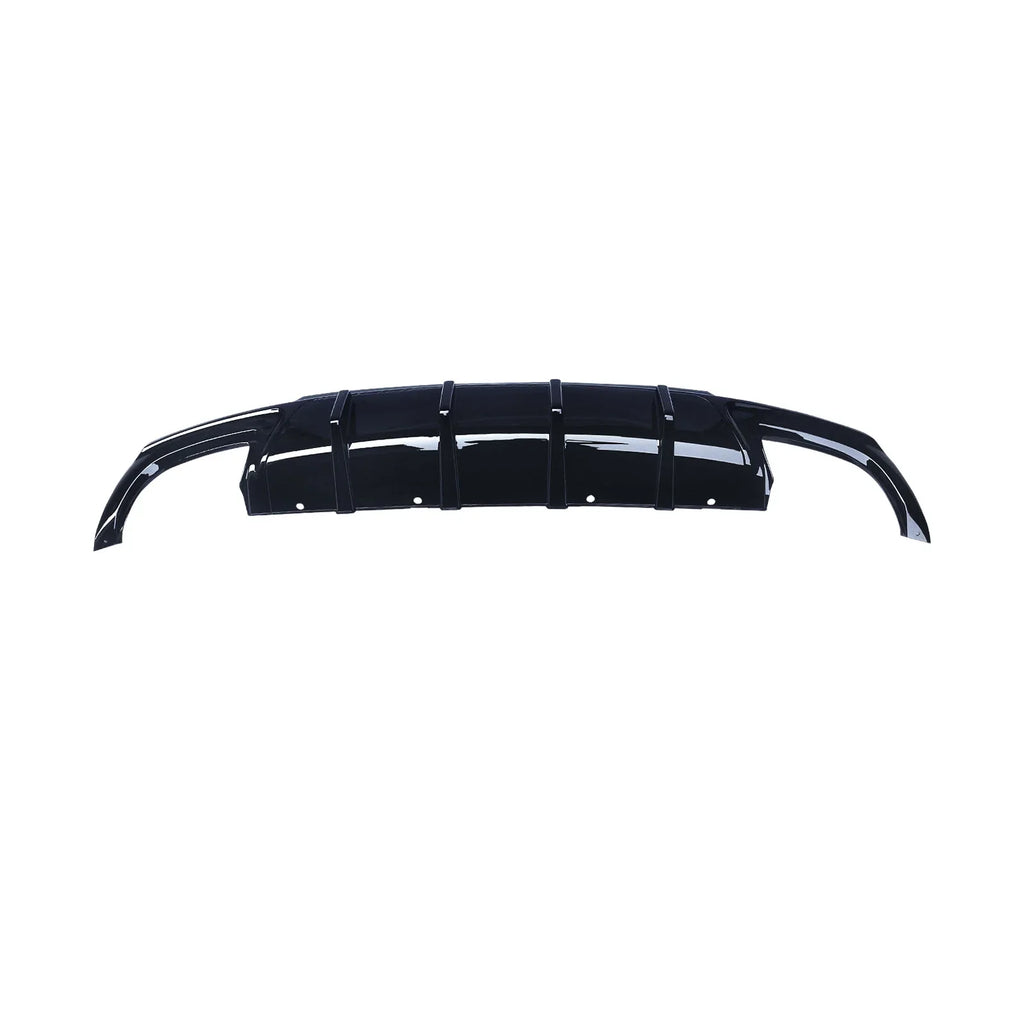 NINTE Rear Diffuser for 2015-2022 Chrysler 300 SRT Back Lip Gloss ebony Square Exhaust