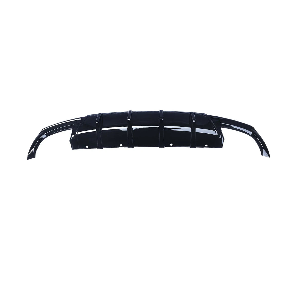 NINTE Rear Diffuser for 2015-2022 Chrysler 300 SRT Back Lip Gloss ebony Square Exhaust