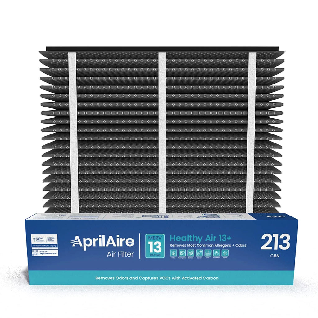 AprilAire 213CBN Replacement Filter for AprilAire Whole House Air Purifiers - MERV 13 with Carbon, Healthy Home Allergy Odor Reduction, Air Filter (Pack of 1) 1 Count (Pack of 1)