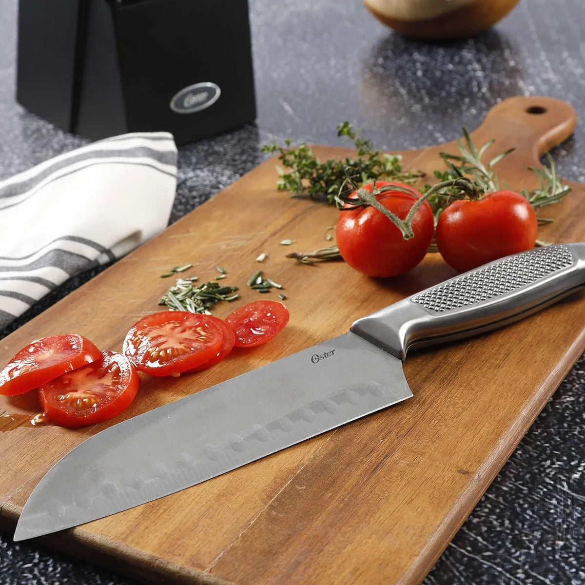 Oster Edgefield 14 pc Cutlery Set - Stainless Steel - 1.8/1.5 mm