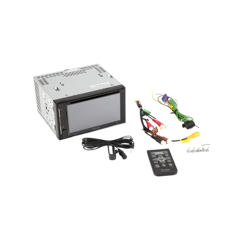 KIT4803 Bundle for 2005-2008 Chevy Uplander W/ Pioneer Double DIN Car Stereo with Bluetooth/Backup Camera/Installation Kit/in-Dash DVD/CD AM/FM 6.2" WVGA Touchscreen Digital Media Receiver