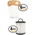 18 Replacement Eureka AirSpeed Gold AS1001A Vacuum Bags & 4 Dust Cup Filter - Compatible Eureka AS Vacuum Bag & DCF-21 Filter