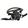 Size Large (770030L). North 7700 Series Half Mask Silicone Respirator with Dual Cartridge Connectors for N-Series