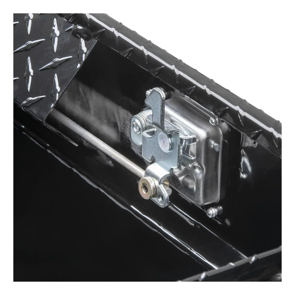 UWS/United Welding Services TBS-69-A-LP-BLK UWSTBS-69-A-LP-BLK 69IN ALUMINUM SINGLE LID CROSSOVER TOOLBOX LOW PROFILE ANGLED dark