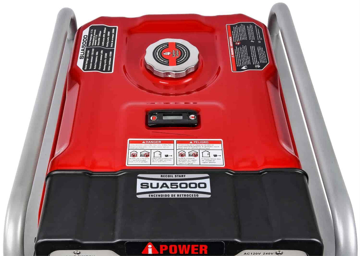 Run Time. JEGS 86065 Portable Generator 5000 Starting Watts 4250 Running Watts 9 Hr
