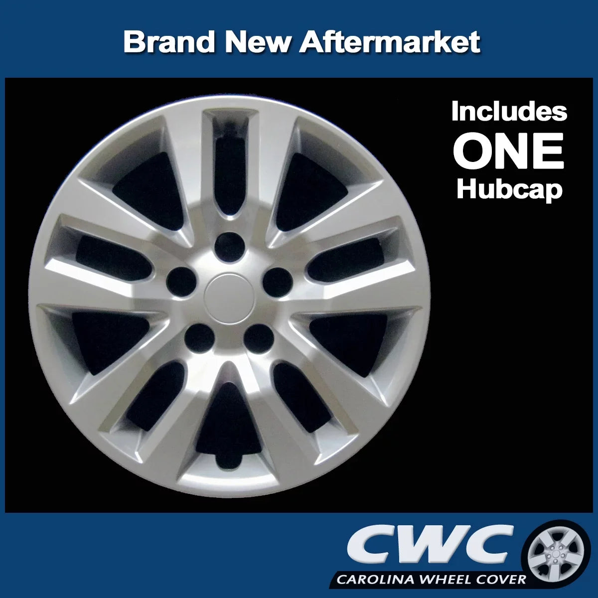 Premium Replica Hubcap for Nissan Altima 2013 - 2018 Replacement (SIngle Hubcap). CarolIna Wheel Cover 16-In