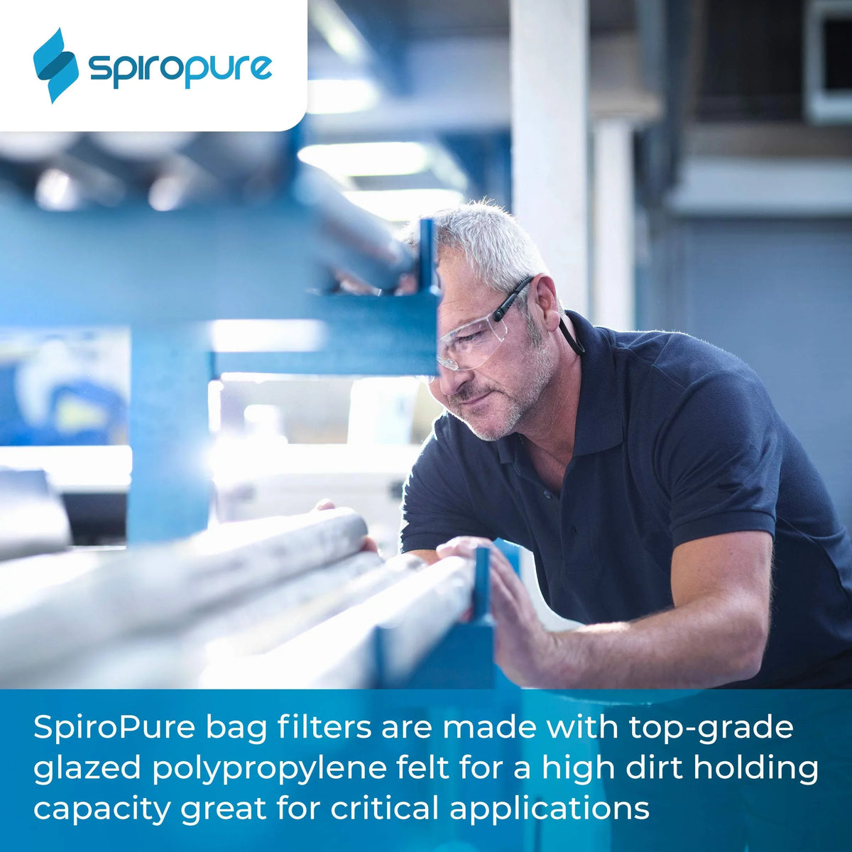 SpiroPure SP-BN-420-400 400 Micron #4 (20”) Woven Nylon Monofilament Mesh Liquid Bag Filter BN-420-400 255037-03 (Case of 40)