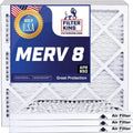 Filter King 38x51.5x1a Air Filter | 4-PACK | MERV 8 HVAC Pleated A/C Furnace Filters | MADE IN USA | Actual Size: 38 x 51.5 x .75"
