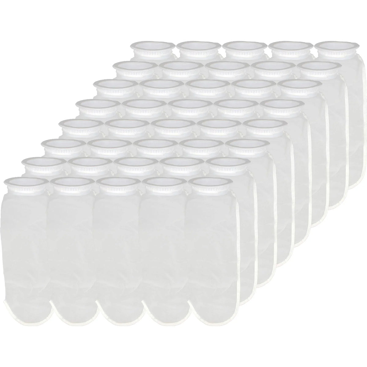 SpiroPure SP-BN-420-150 150 Micron #4 (20”) Woven Nylon Monofilament Mesh Liquid Bag Filter BN-420-150 255033-03 (Case of 40)