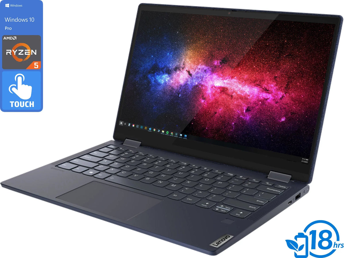 Yoga 6 2-in-1, 13.3" IPS FHD Touch Display, AMD Ryzen 5 4650U Upto 4.0GHz, 8GB RAM, 512GB NVMe SSD, Vega 6, DisplayPort via USB-C, Wi-Fi, Bluetooth, Windows 10 Pro