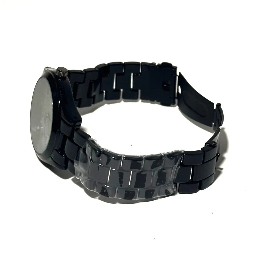 Like New - Timothy Stone Charme Ceramic ebony Faux Ceramic Watch *See Description*
