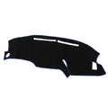 Unique Bargains Car Center Console Dashboard Cover Mat for  F150 1999-2003 Protective Polyester ebony Blue