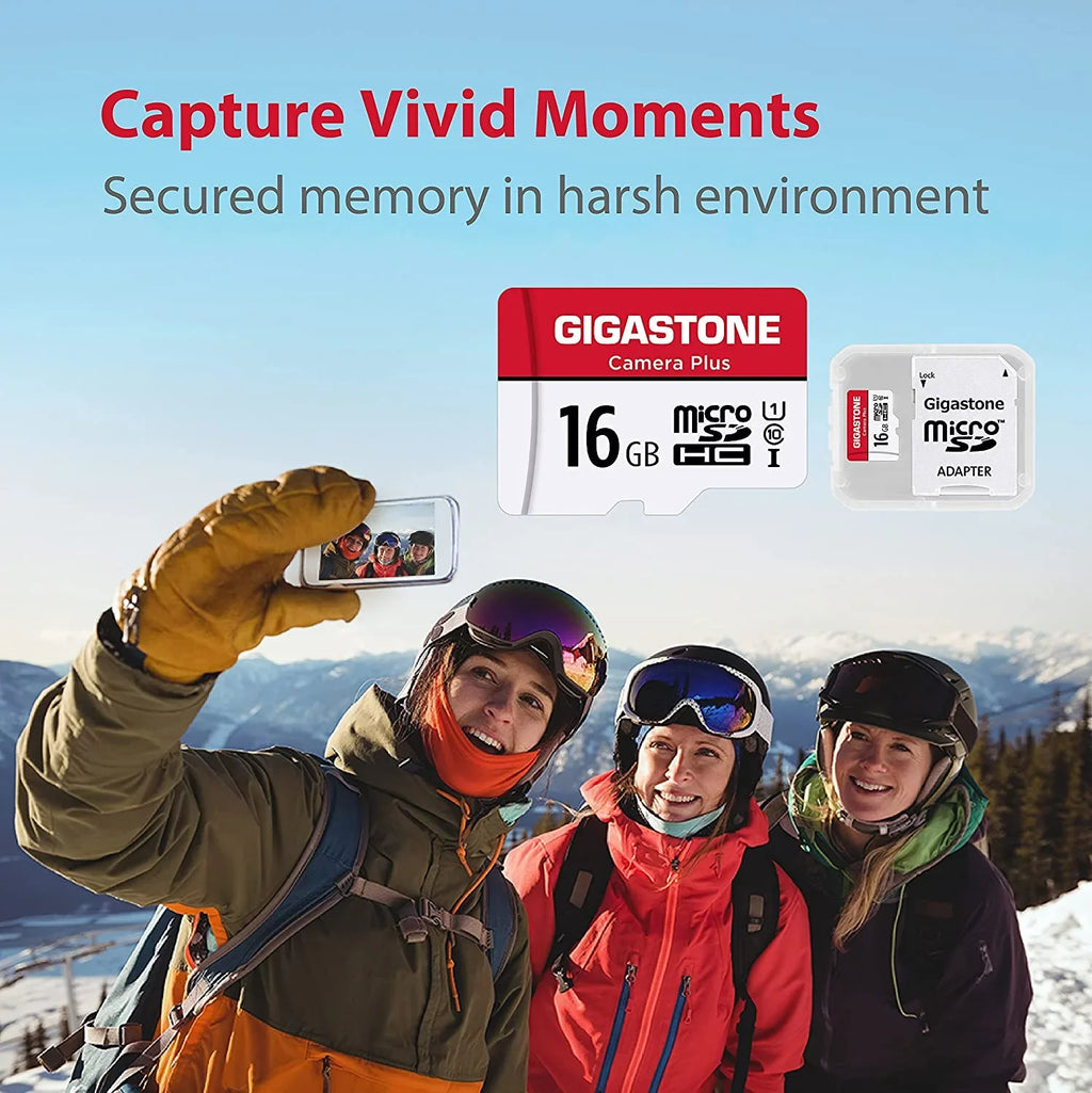 [Giga] 16GB 5-Pack ro SD , Camera Plus, roSDHC Memory for Wyze Cam, Security Camera, Full HD Video