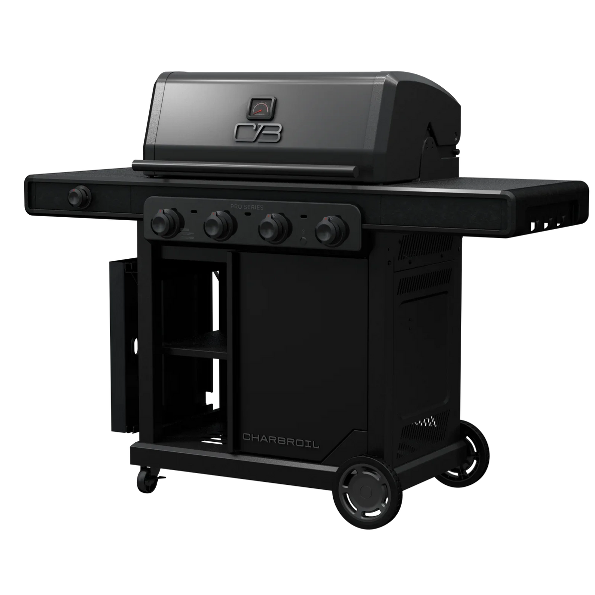 Char-Broil Pro Series™ 4-Burner Gas Grill and Griddle with Side Burner