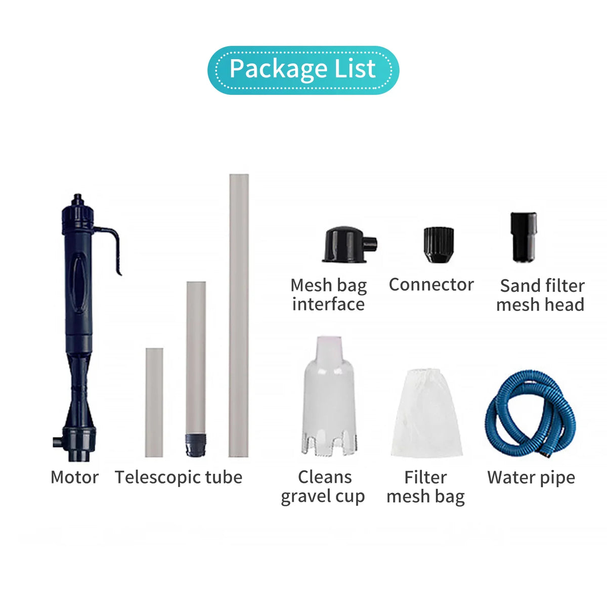 Electric Aquarium Gravel Cleaner Fish  Changer Changer Cleaner Filter Sand Washer for Cleaning Fish Tanks