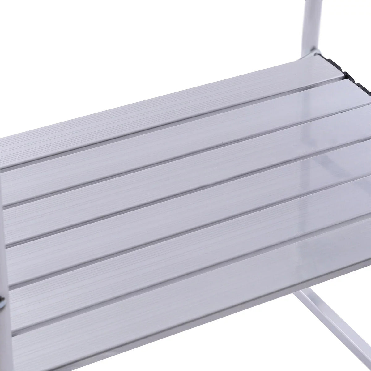 DENEST Folding Camping Kitchen Table Outdoor Cooking Table with Detachable Windscreen