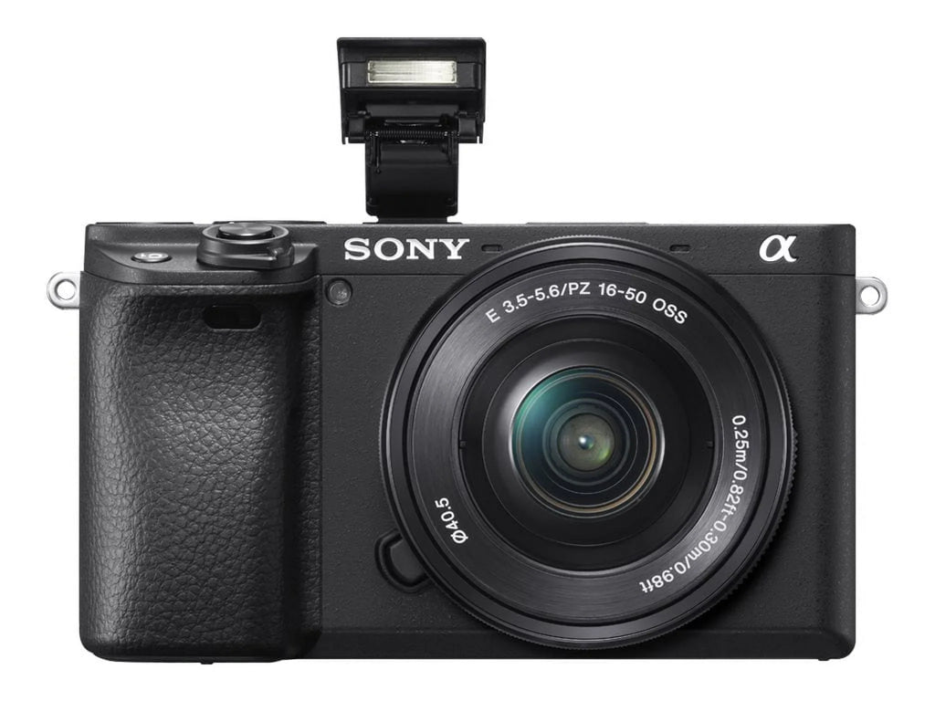 a6400 ILCE-6400L - Digital camera - mirrorless - 24.2 MP - APS-C - 4K / 30 fps - 3x optical zoom 16-50mm lens - Wi-Fi, NFC, Bluetooth - charcoal