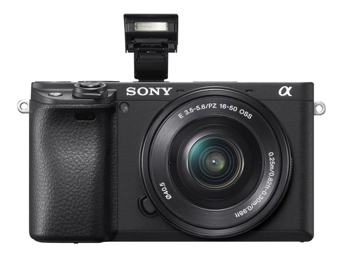 a6400 ILCE-6400L - Digital camera - mirrorless - 24.2 MP - APS-C - 4K / 30 fps - 3x optical zoom 16-50mm lens - Wi-Fi, NFC, Bluetooth - charcoal