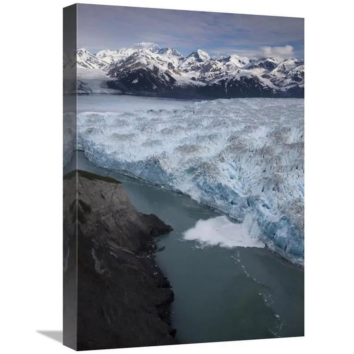 Elias National Park, Alaska Art Print - Matthias Breiter. Hubbard Glacier Encroaching on Gilbert Point, Wrangell-St. 22 in