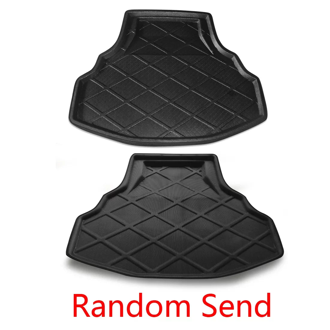 Unique Bargains dark Rear Trunk Tray Boot Liner Cargo Floor Mat Cover for Honda Accord 8 08-12
