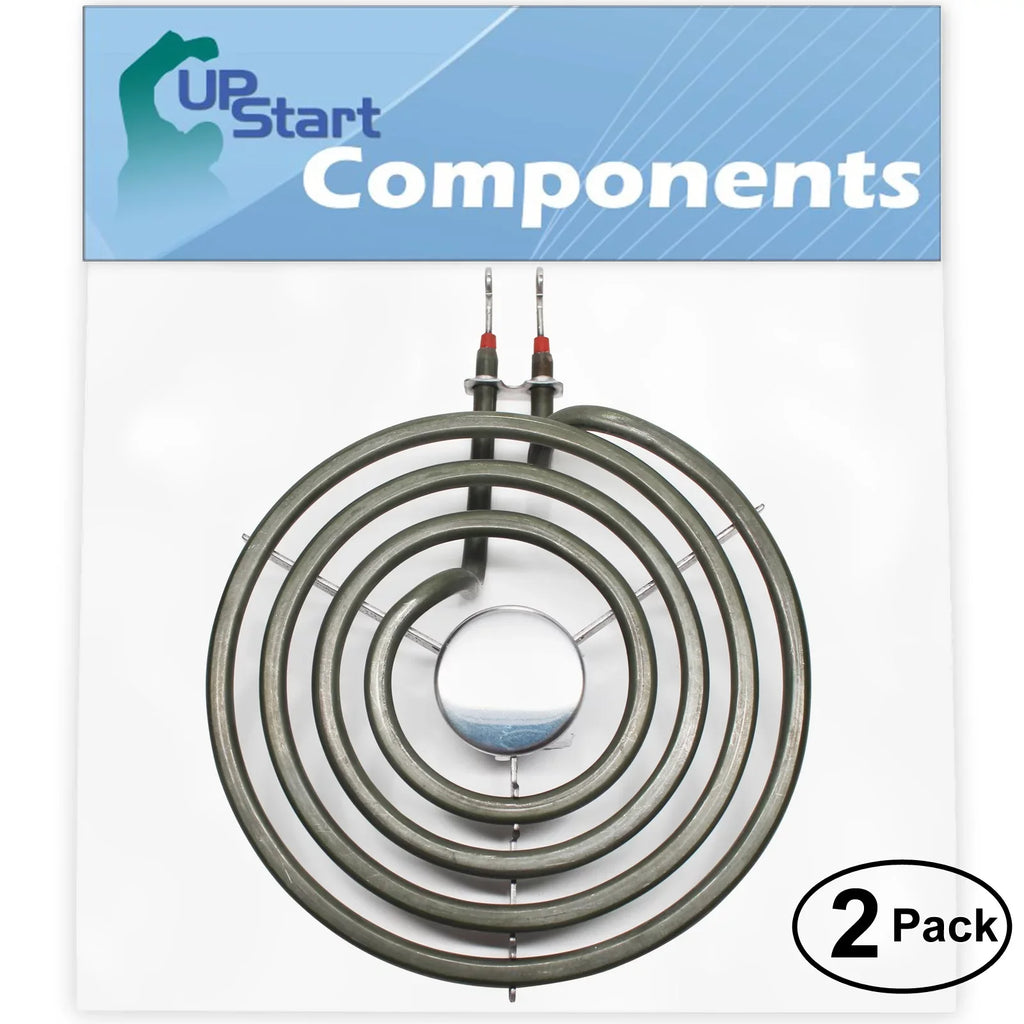 2-Pack Replacement for Magic Chef 35HN-2CLX-ON 6 1 inch 4 Turns Surface Burner Element - Compatible with Magic Chef 660532 Heating Element for Range, Stove & Cooktop
