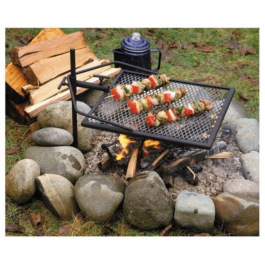 Adjust-A-Grill 148290 Solid Heavy-Gauge Steel Grill