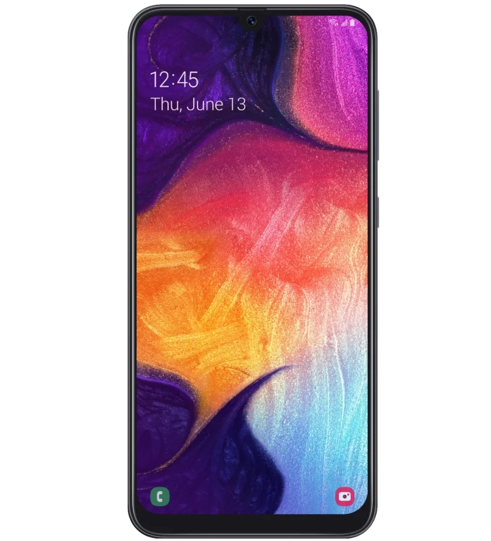 Galaxy A50, 64GB , GSM Unlocked , dark (Excellent Mint Condition, Used) 90 Day Warranty