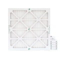 Actual Size: 11-1/2 x 11-1/2 x 7/8. 6 Pack of 12x12x1 MERV 10 Pleated Air Filters by Glasfloss