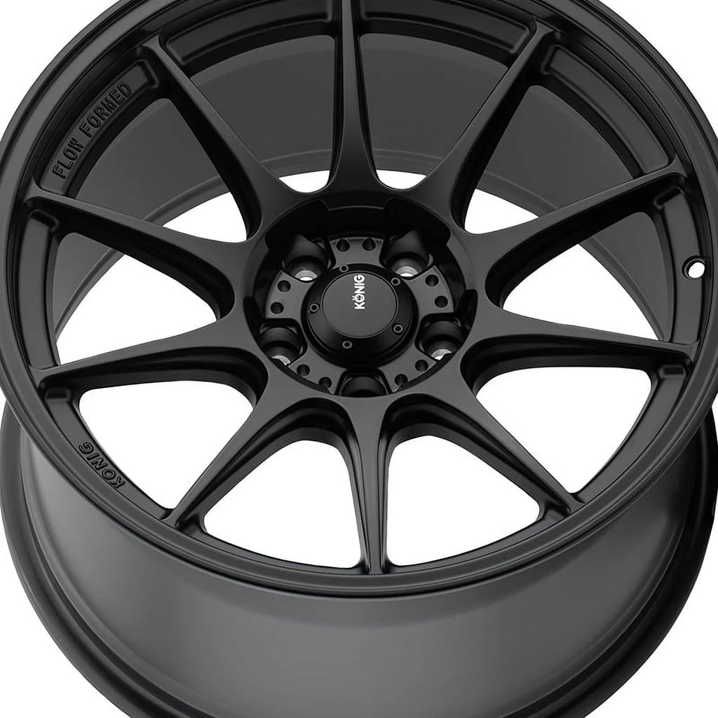 Konig 57B Dekagram 17x8 4x100 +45et Semi-Matte dark Wheel