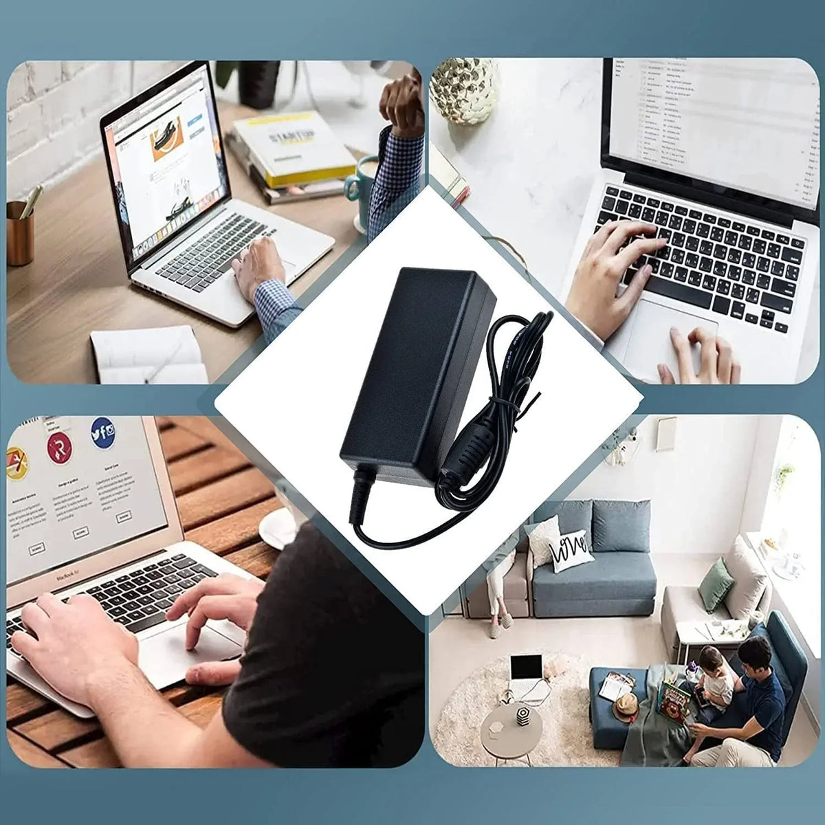 Guy-Tech 90W 19.5V x 4.62A Slim AC Adapter Compatible with  Model Numbers:  Latitude E6320n,  Latitude E6330,  Latitude E6400 ATG,  Latitude E6400 XFR,  Latitude E6400
