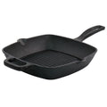 Oster Castaway 10 25mm Square Cast Iron Grill Pan with Pouring Spouts