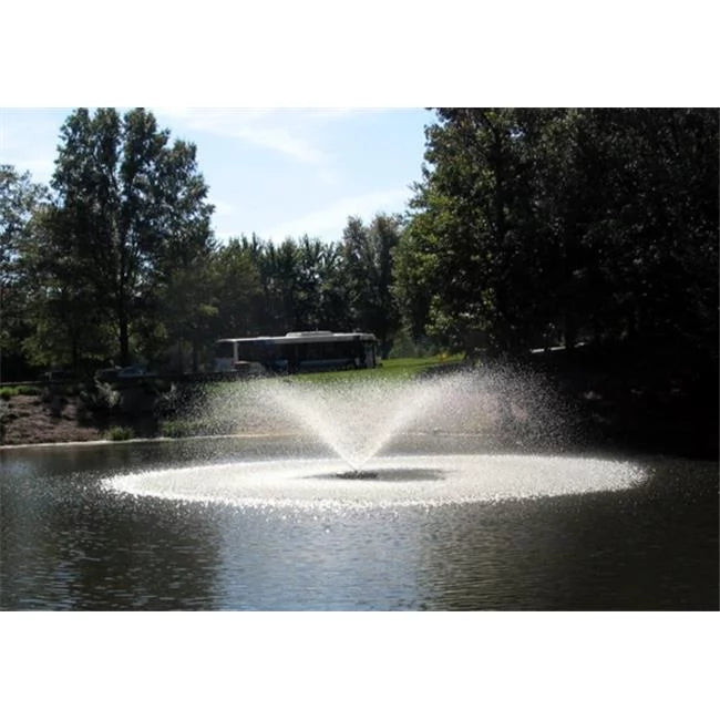 Kasco 1  J Series Decorative Fountain - 120V with 50 Ft Electric Power Cord | water feature and Lake Fountain | Efficient water feature Aerator Outdoor Fountain dark