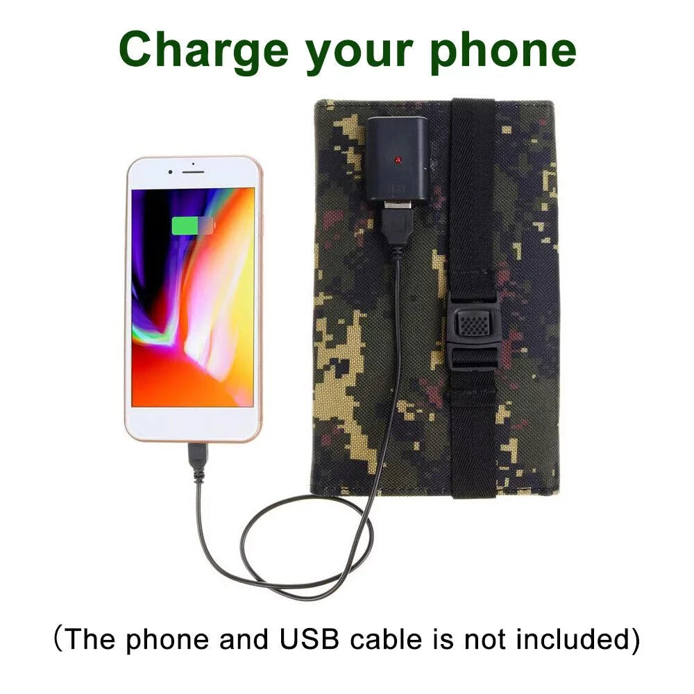 OnemayshipOnemayship Foldable Outdoor 80W USB Solar Panel Portable Phone Charger Camping Hiking Rechargeable Battery High Quality