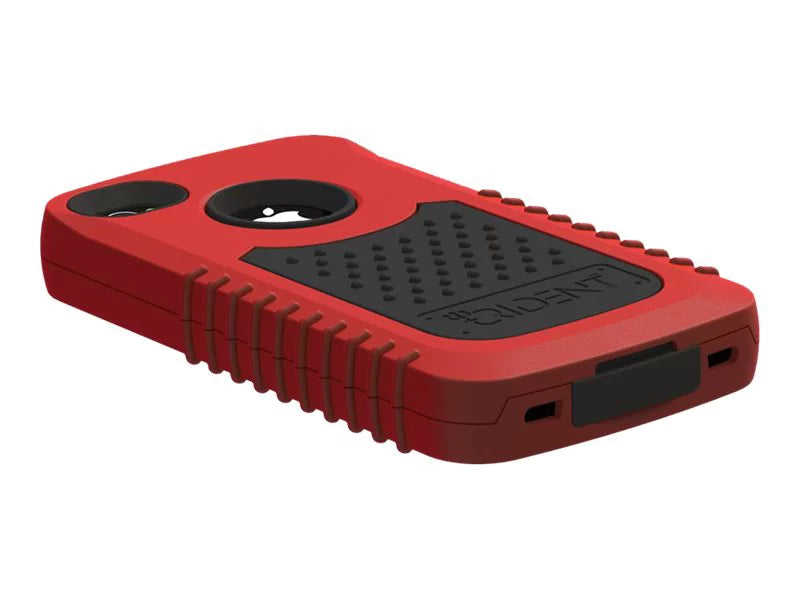 Trident Cyclops II Series - Protective case for cell phone - silicone, polycarbonate - red - for  iPhone 4, 4S