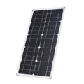Dazzduo Solar Panel Kit,Car Display Kit Set 50W Solar Panel 30A Set USB/Type C 30A L-ED Display Resistance Car Boat C 9V/18V Solar Car 10/20/30/40/50A Solar 9V/18V Solar Panel Water Resistance Car