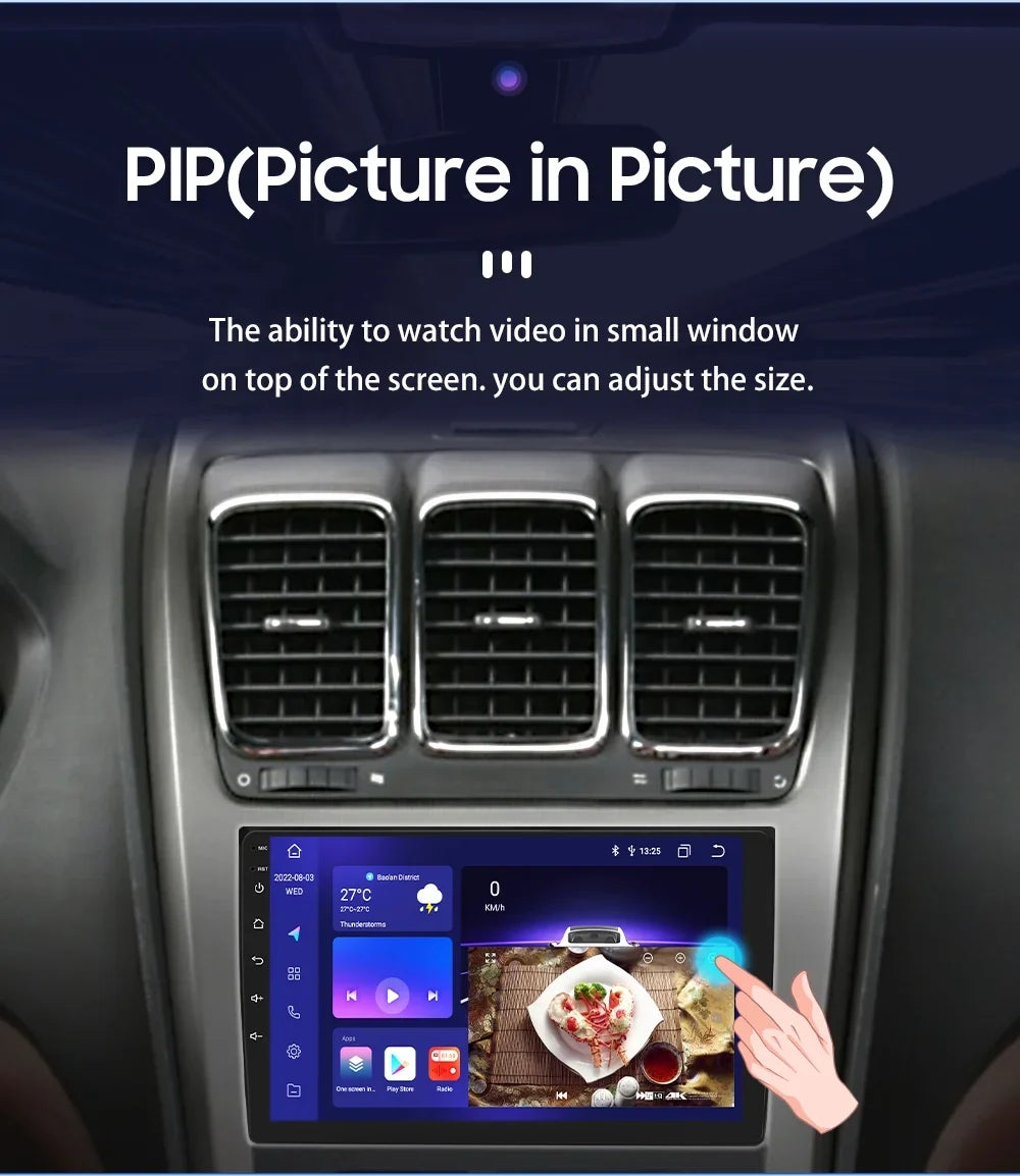 Hizpo 10.1 25mm Car Radio Stereo For GMC Sierra Savana Chevrolet Silverado Buick Android 12 GPS Navigation With Bluetooth 5.0 FM AM Radio DSP Carplay 4GB 32GB
