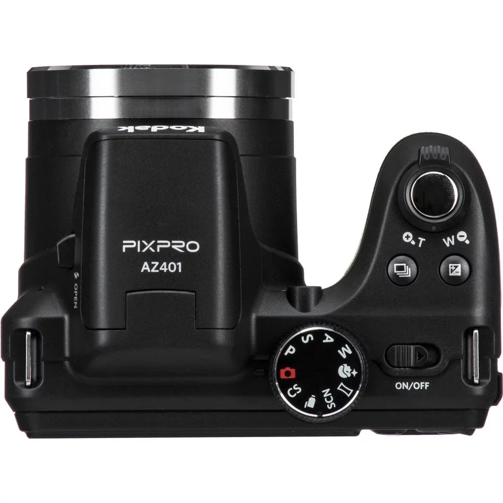 Kodak PIXPRO AZ401 Digital Camera (ebony) + Spider Tripod + Case+ 1 Yr Warranty