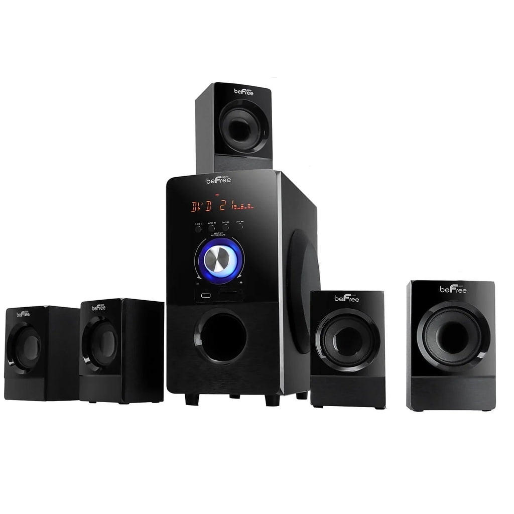beFree Sound 93695498M 80 W 5.1 Channel Surround Sound Speaker dark (93695498M)