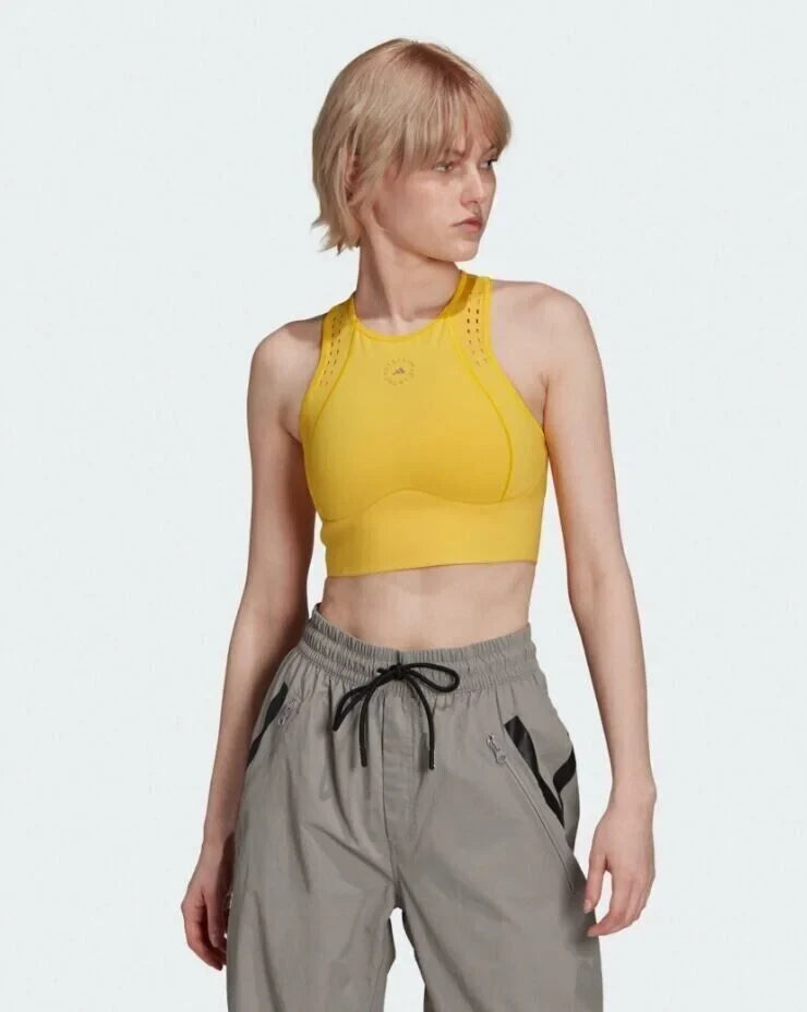 by Stella McCartney TruePurpose Crop Top Yellow B4HP $120